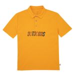 Camiseta-tipo-polo-para-niños-Ropa-nino-Naranja