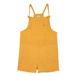 Conjunto-ecologico-de-camiseta-y-enterizo-para-niñas-Ropa-nina-Amarillo
