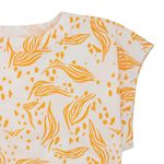 Camiseta-manga-corta-con-abertura-en-posterior-para-niñas-Ropa-nina-Gris