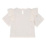 Camisa-manga-corta-para-niñas-Ropa-nina-Amarillo