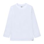 Camiseta-manga-larga-para-bebes-Bebes-Unisex-Blanco
