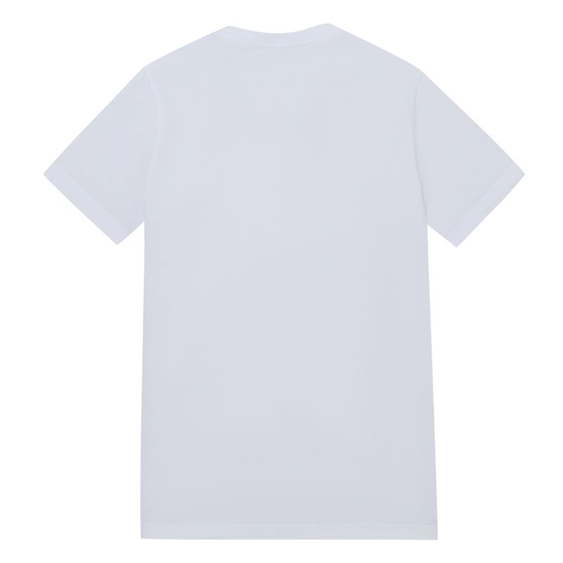 Camiseta-manga-corta-interior-para-niños-Ropa-nino-Blanco