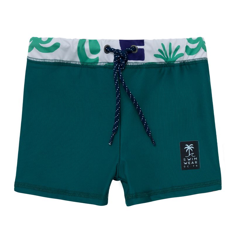 Pantaloneta-de-baño-tipo-boxer-para-bebe-niño-Ropa-bebe-nino-Verde