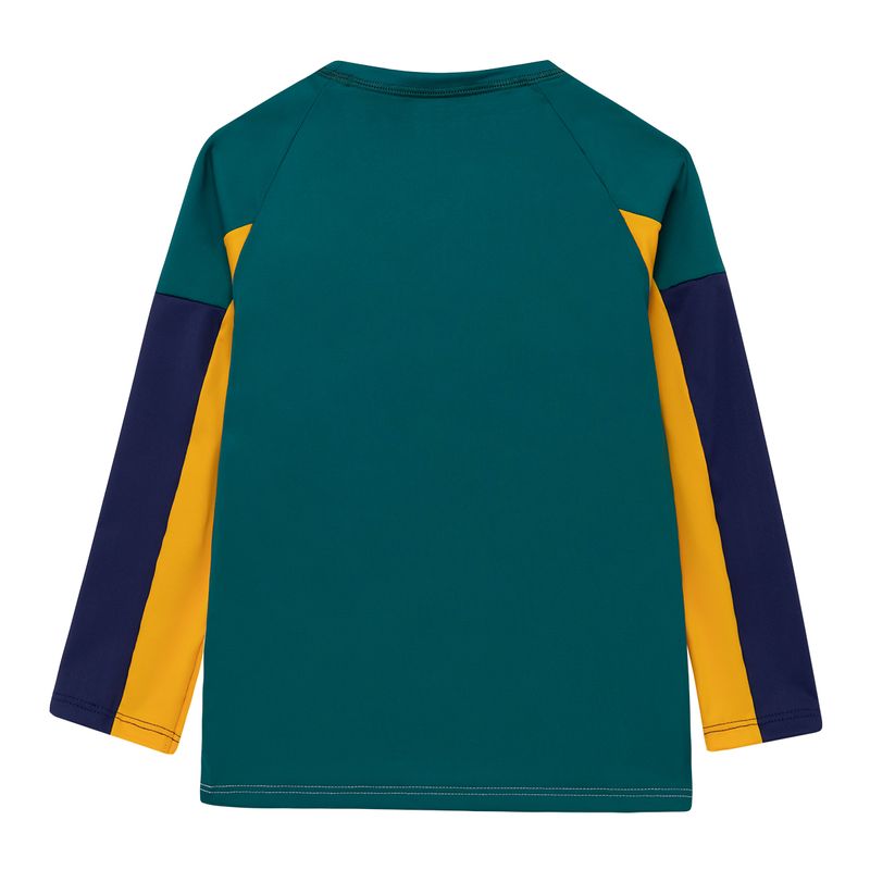 Camiseta-manga-larga-de-baño-para-bebe-niño-Ropa-bebe-nino-Verde