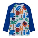 Camiseta-manga-larga-de-baño-para-bebe-niño-Ropa-bebe-nino-Azul
