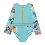 Vestido-de-baño-entero-manga-larga-para-bebe-niña-Ropa-bebe-nina-Verde