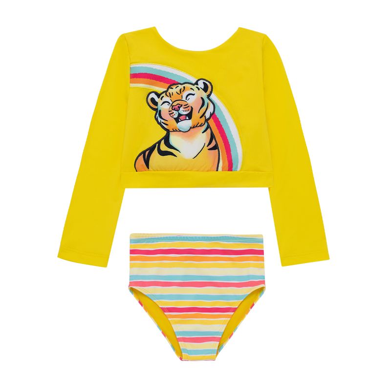 Vestido-de-baño-tankini-para-bebe-niña-Ropa-bebe-nina-Amarillo