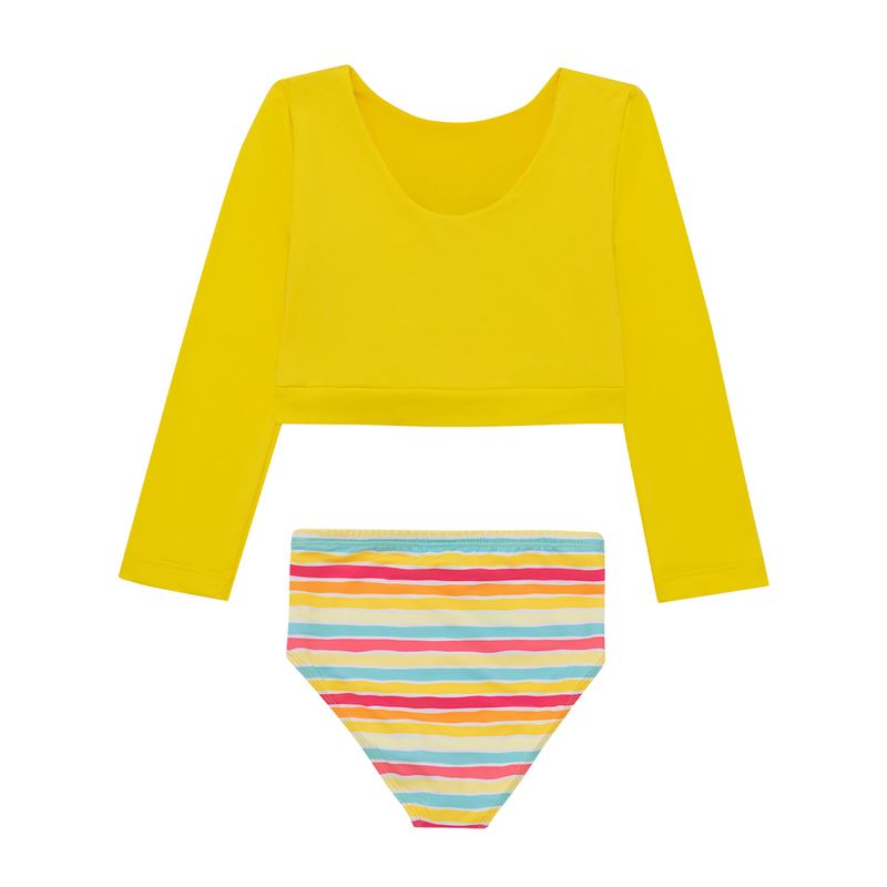 Vestido-de-baño-tankini-para-bebe-niña-Ropa-bebe-nina-Amarillo