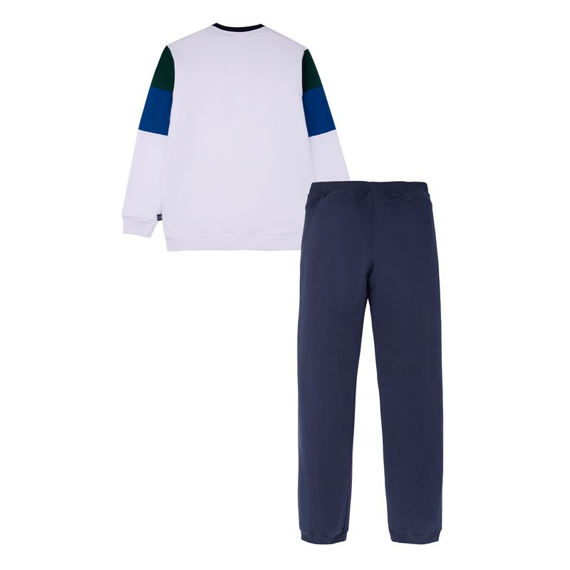 Conjunto-de-buzo-y-pantalon-de-sudadera-para-niños-Ropa-nino-Azul