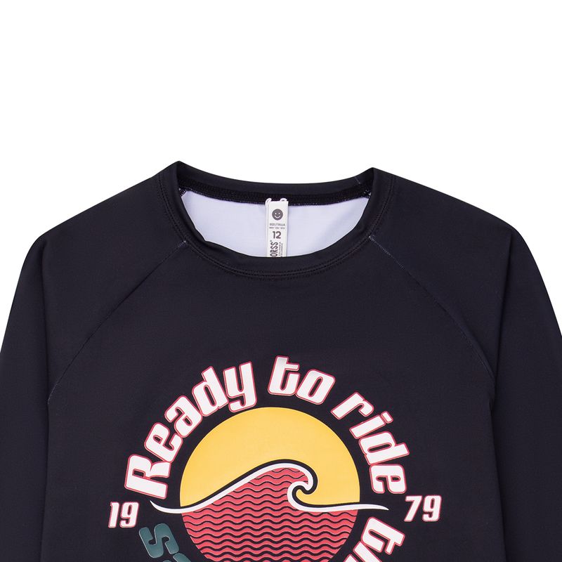 Camiseta-manga-larga-para-niños-Ropa-nino-Negro