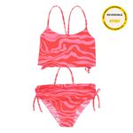 Vestido-de-baño-bikini-doble-faz-para-niñas-Ropa-nina-Rosado