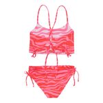Vestido-de-baño-bikini-doble-faz-para-niñas-Ropa-nina-Rosado
