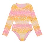 Vestido-de-baño-entero-manga-larga-para-niñas-Ropa-nina-Rosado