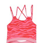 Vestido-de-baño-entero-manga-sisa-para-niñas-Ropa-nina-Rosado