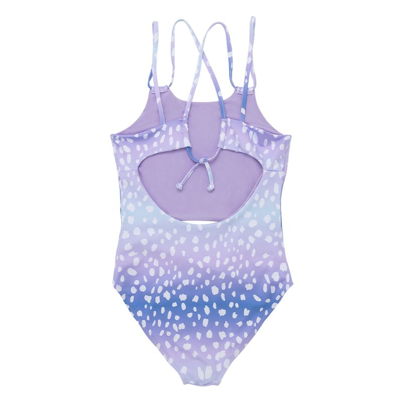Vestido-de-baño-entero-manga-sisa-para-niñas-Ropa-nina-Morado