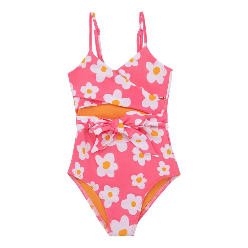 Vestido-de-baño-entero-manga-sisa-para-bebe-niña-Ropa-bebe-nina-Rosado