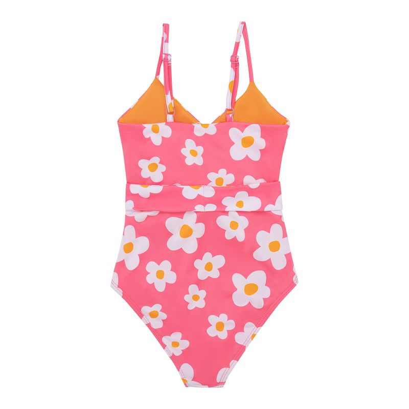 Vestido-de-baño-entero-manga-sisa-para-bebe-niña-Ropa-bebe-nina-Rosado
