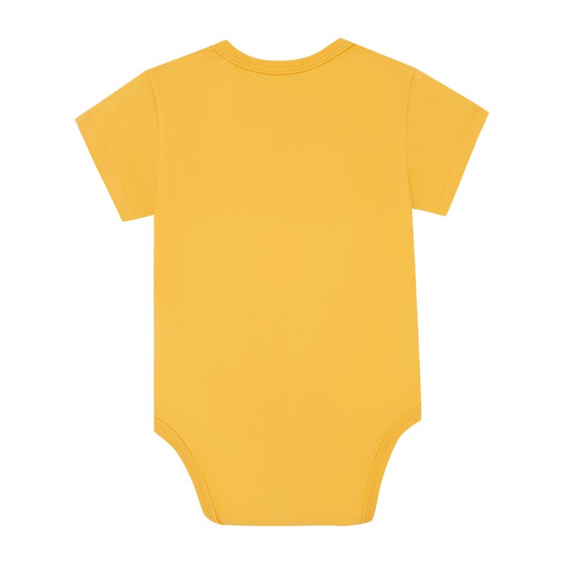 Body-manga-corta-para-recien-nacidos-Recien-nacido-Unisex-Amarillo