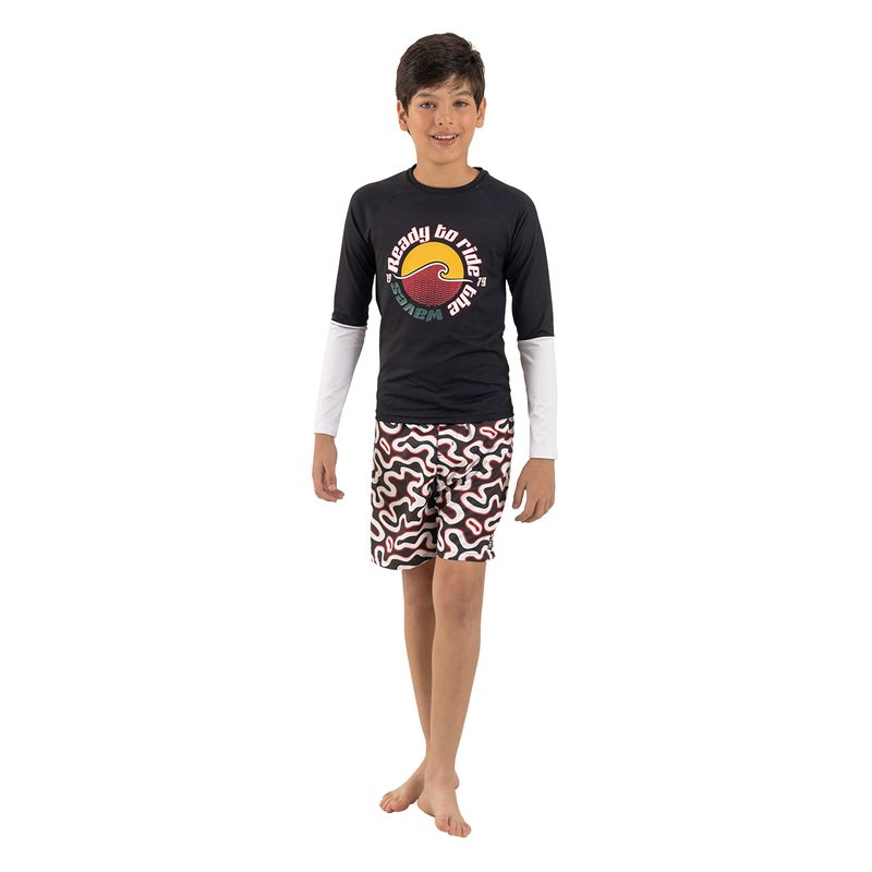 Pantaloneta-para-niños-Ropa-nino-Negro