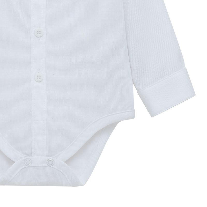 Body-camisa-manga-larga-para-recien-nacido-niño-Ropa-recien-nacido-nino-Blanco