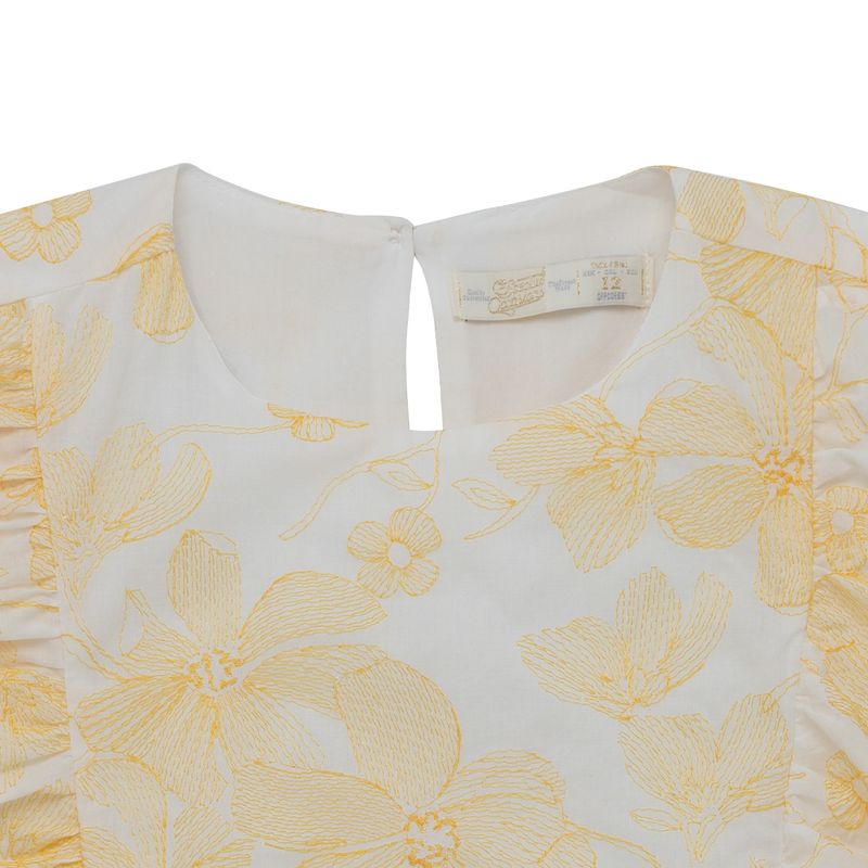 Camisa-manga-sisa-para-niña-Ropa-nina-Gris