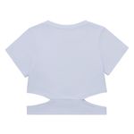 Camiseta-manga-corta-para-niña-Ropa-nina-Blanco