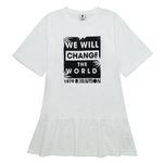 Vestido-manga-corta-para-niñas-Ropa-nina-Gris