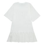 Vestido-manga-corta-para-niñas-Ropa-nina-Gris