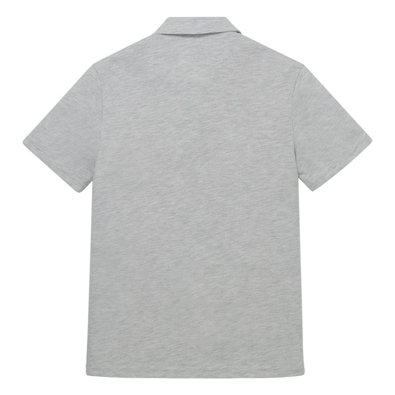 Camiseta-tipo-polo-para-niños-Ropa-nino-Gris
