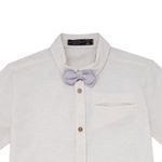 Camisa-manga-corta-para-niños-Ropa-nino-Blanco