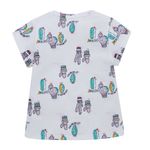 Camiseta-manga-corta-para-bebe-niña-Ropa-bebe-nina-Blanco