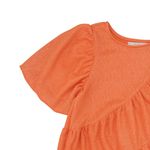 Vestido-manga-corta-para-bebe-niña-Ropa-bebe-nina-Naranja