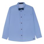 Camisa-manga-larga-para-niños-Ropa-nino-Gris