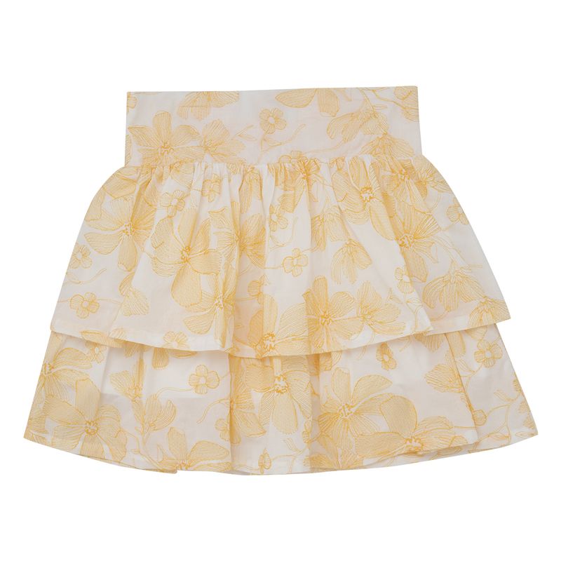Falda-corta-para-niña-Ropa-nina-Gris