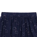 Falda-corta-para-niña-Ropa-nina-Azul