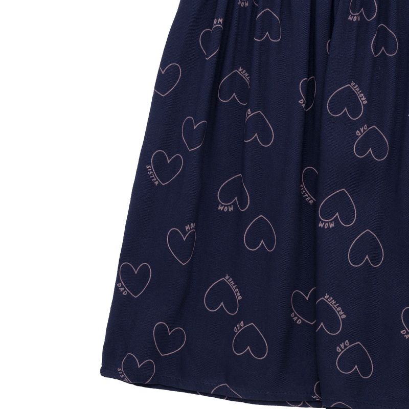Falda-corta-para-niña-Ropa-nina-Azul