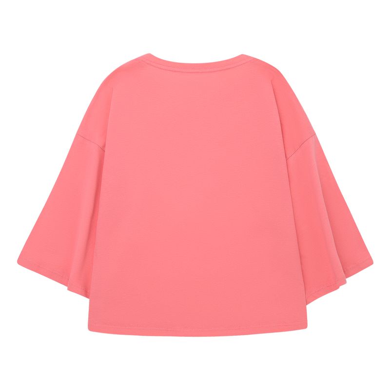 Camiseta-manga-corta-para-niñas-Ropa-nina-Rosado