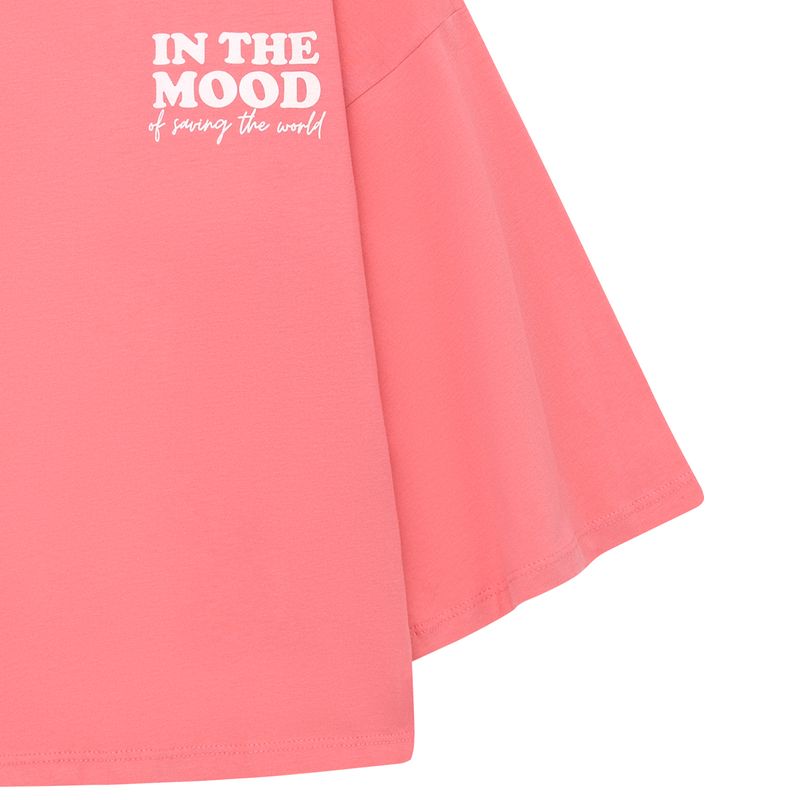 Camiseta-manga-corta-para-niñas-Ropa-nina-Rosado