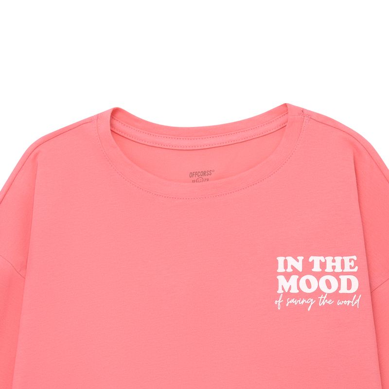 Camiseta-manga-corta-para-niñas-Ropa-nina-Rosado