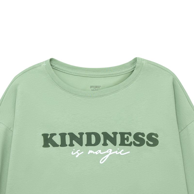 Camiseta-manga-corta-para-niñas-Ropa-nina-Verde