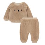 Conjunto-largo-para-recien-nacido-niño-Ropa-recien-nacido-nino-Beige