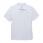 Camiseta-tipo-polo-para-bebe-niño-Ropa-bebe-nino-Blanco
