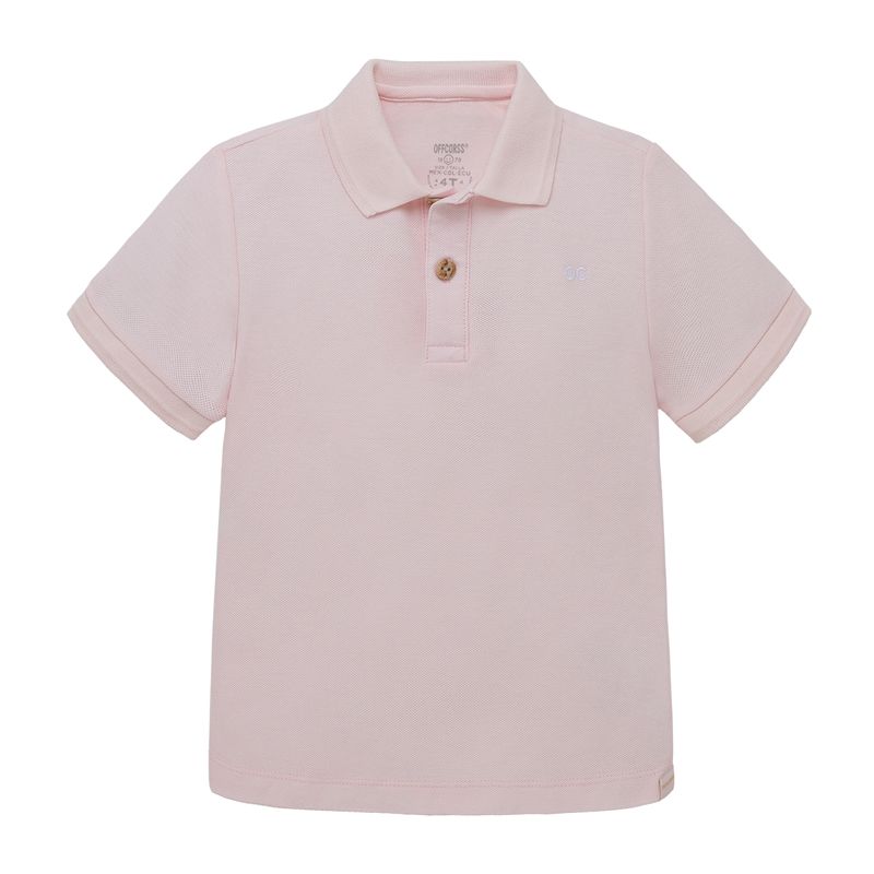 Camiseta-tipo-polo-para-bebe-niño-Ropa-bebe-nino-Rosado