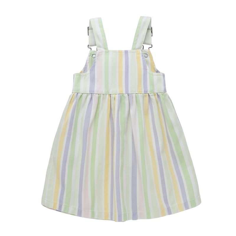 Overall-corto-para-bebe-niña-Ropa-bebe-nina-Blanco