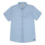Camisa-manga-corta-para-niño-Ropa-nino-Azul