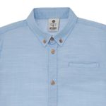 Camisa-manga-corta-para-niño-Ropa-nino-Azul