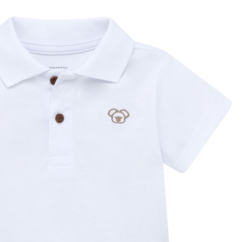 Body-tipo-polo-para-recien-nacido-niño-Ropa-recien-nacido-nino-Blanco