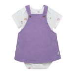 Conjunto-corto-para-recien-nacida-niña-Ropa-recien-nacido-nina-Morado