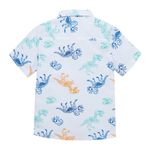 Camisa-manga-corta-para-bebe-niño-Ropa-bebe-nino-Blanco