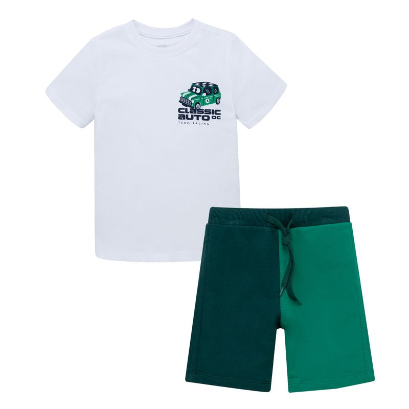 Conjunto-corto-para-bebe-niño-Ropa-bebe-nino-Blanco